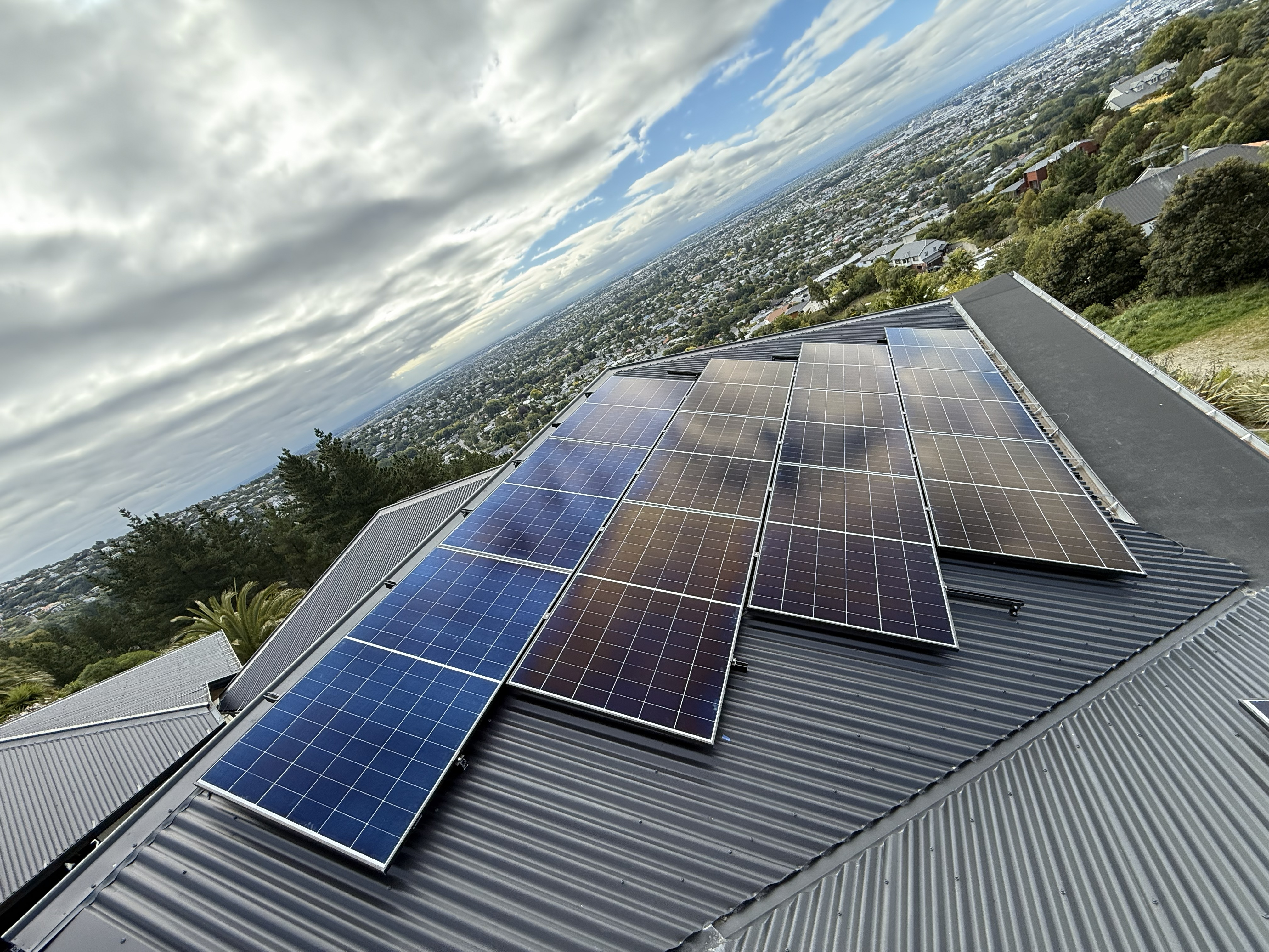 Residential solar installation